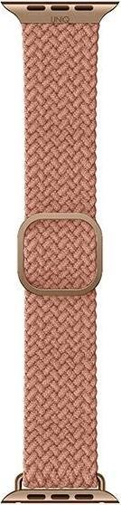Image du produit Uniq Bracelet Aspen Tresse Apple Watch 40 38mm Rose Raisin (Haute qualité, tissu extensible en fils de polyester)
