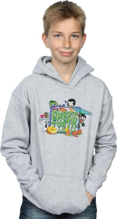 Immagine prodotto Teen Titans Go Sweet Tooth Felpa con Cappuccio Ragazzi (140, 146)