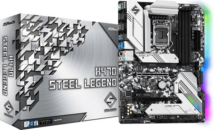 AsRock H470 Steel Legend (LGA 1200, Intel H470, ATX)