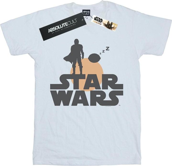 Star Wars The Mandalorian Mando And The Child Silhouette TShirt (4XL)