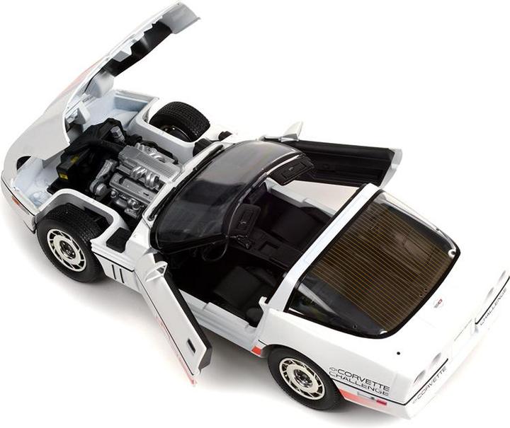 Image du produit 1988 Chevrolet Corvette C4 blanche, orange
