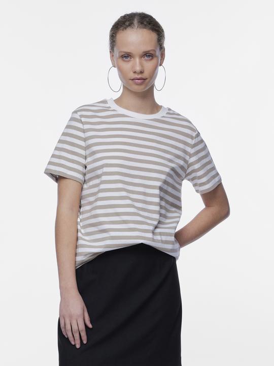Actual product image Pieces Pcria Ss Tee Stripes Noos Bc (XXL)