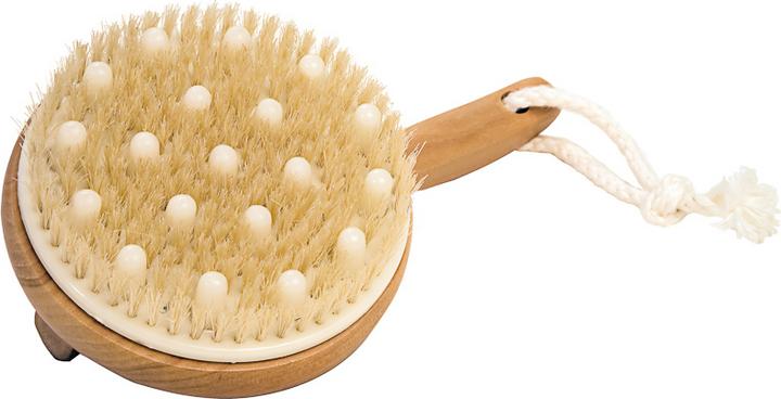 Actual product image Body Vital Bath brush with massage nubs short handle