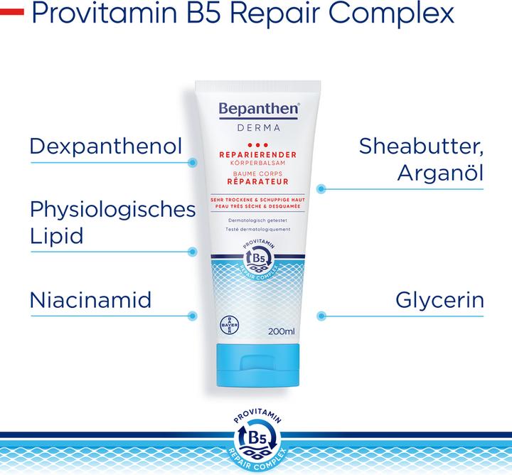 Produktbild Bepanthen Derma Reparierender Körperbalsam (Körpercreme, 200 ml)