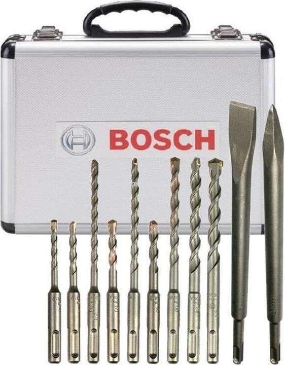 Produktbild Bosch Professional Zubehör Mischbohrer-Set SDS plus, 11 tlg. (5 mm, 6 mm, 7 mm, 8 mm, 10 mm, 12 mm)