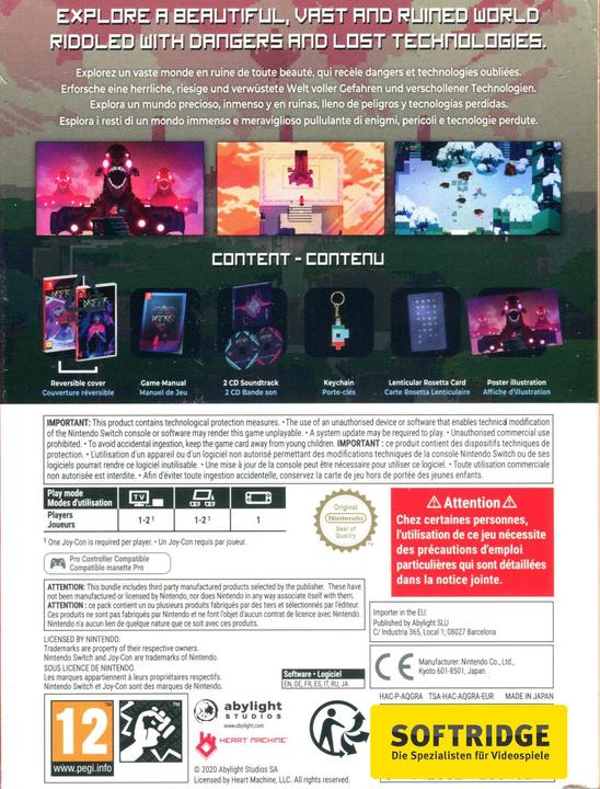 Actual product image Abylight Studios Hyper Light Drifter Special Edition (Switch, EN, FR, DE, IT)