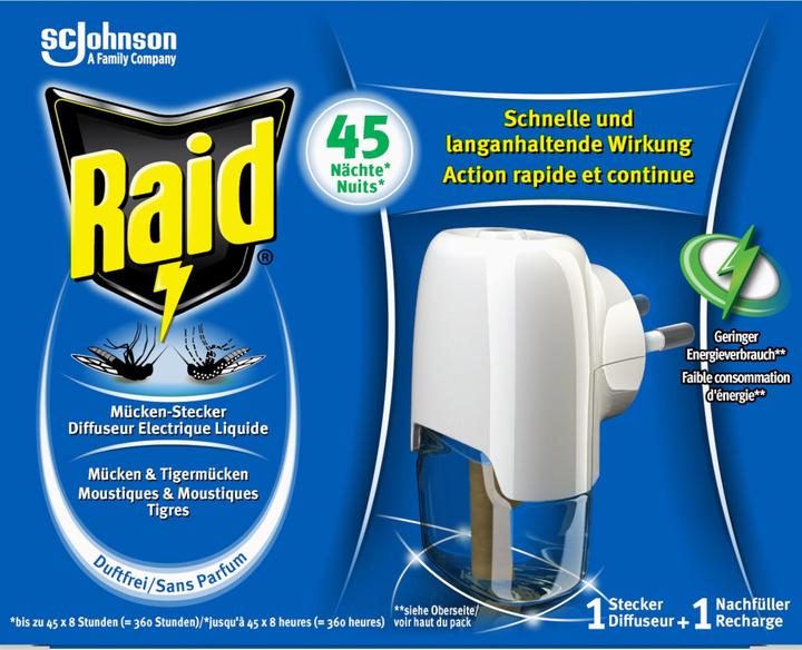Image du produit Raid appareil électrique+liquide 45 nuits (27 ml)
