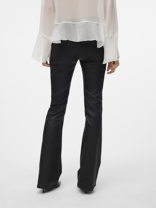 Actual product image Vero Moda Vmflash Mr Flared Coated Pants Noos (32)