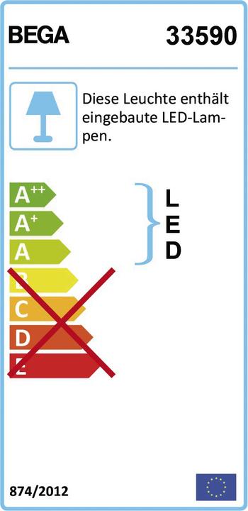 Energy Label Bega Wall & Ceiling Lights (293 lm, IP64)