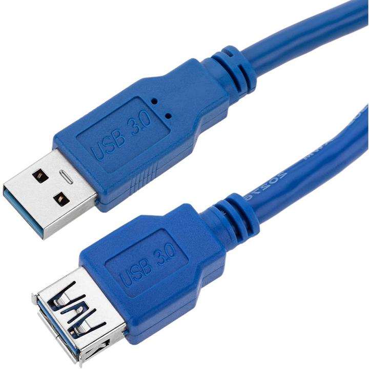 Actual product image Techly USB 3.0 extension cable (0.50 m, USB 3.0)