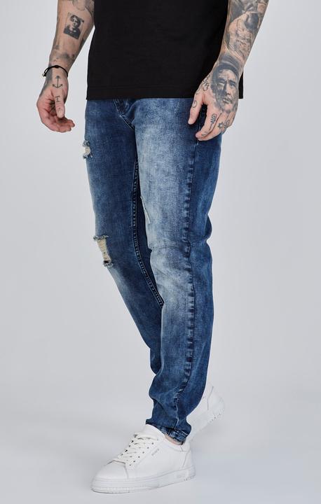 Siksilk Jeans Distressed Slim Fit
