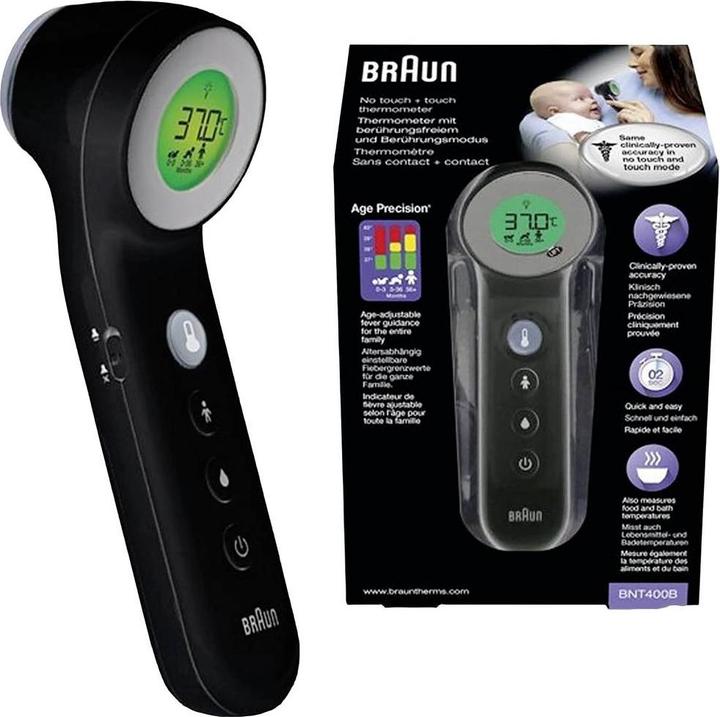 Actual product image Braun BNT 400B No Touch (Non-contact, Forehead)