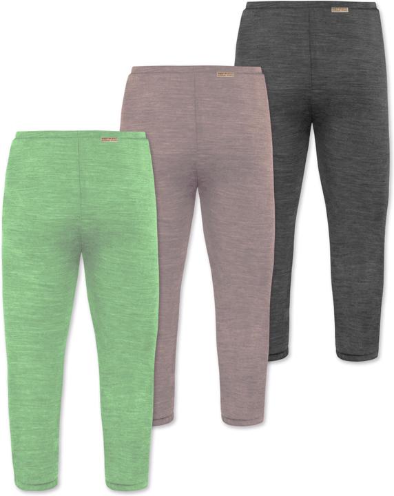 Actual product image Normani 3-pack baby merino pants with feet - 9543 (86)
