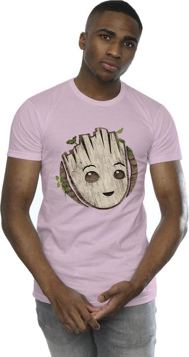Produktbild I Am Groot Wooden Head TShirt (M)