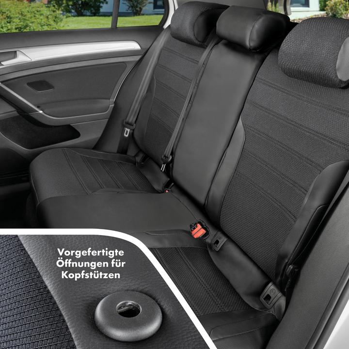 Image du produit Walser Housse de siège pour Opel Corsa D (S07) 07/2006-08/2014, 1 housse de banquette arrière