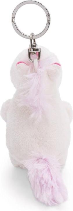 Actual product image NICI GREEN key ring unicorn Theodor with ladybird white 10cm