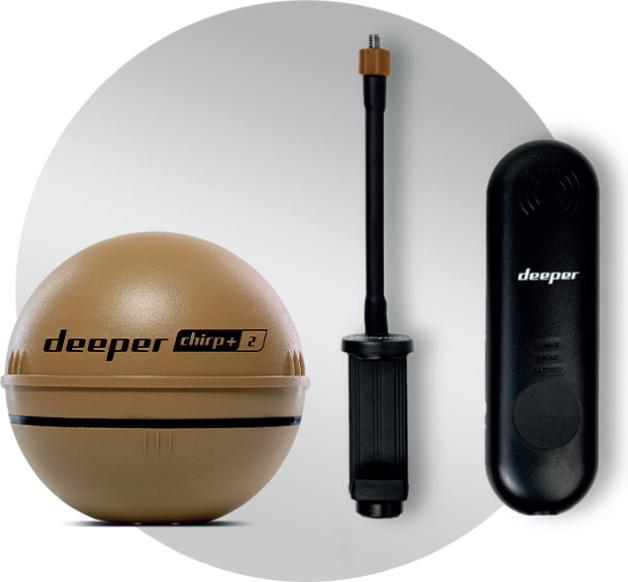 Produktbild Deeper Chirp+ 2 Long Range Kit inkl Range Ext und Halter
