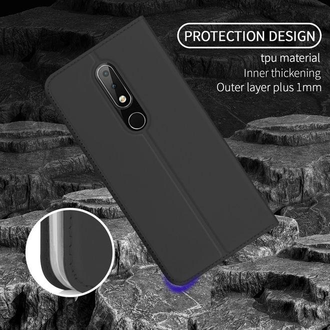 Actual product image MU Classic Classic Leather Bookcover Series (Nokia 6.1 Plus)
