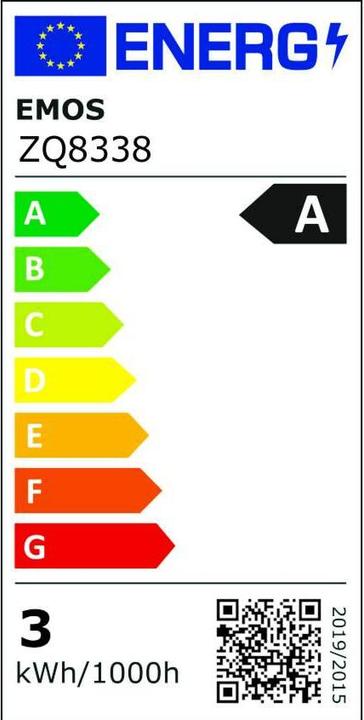 Energie-Label Emos Classic (GU10, 3 W, 535 lm, 1 x, A)