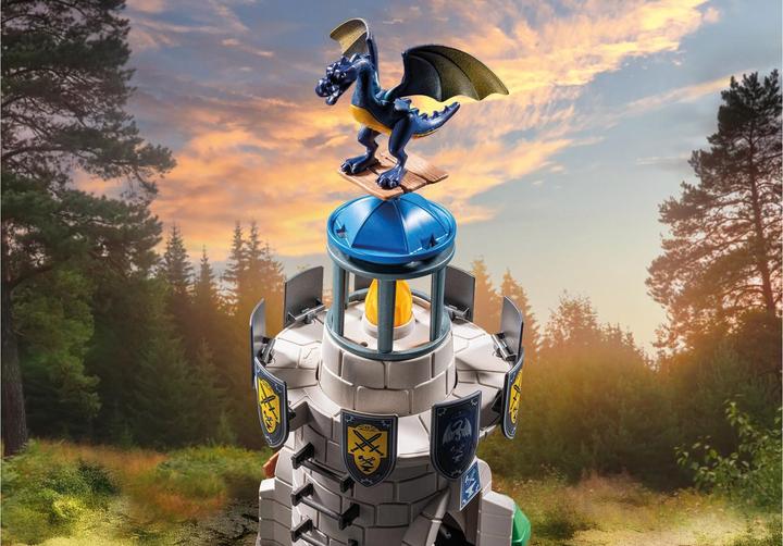 Produktbild Playmobil Ritterturm mit Schmied und Drache (71483, Playmobil Novelmore)