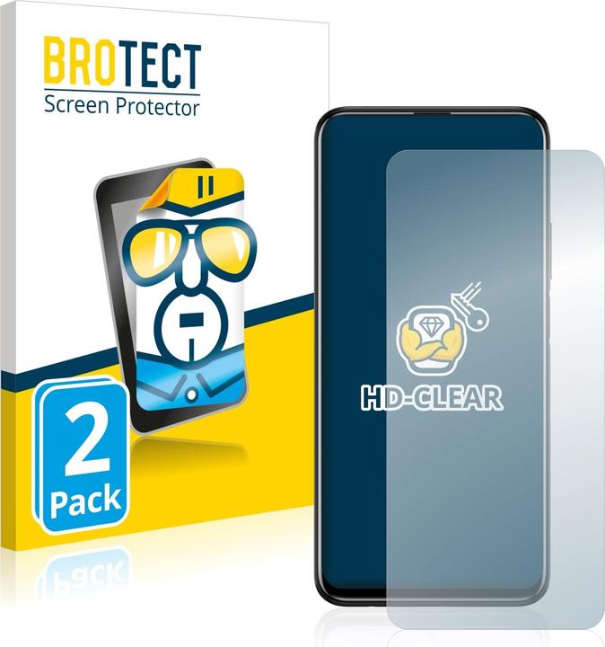 Actual product image BROTECT Screen Protector Clear (2 Piece, Vivo Y9s)
