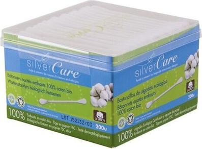 Immagine prodotto Silver Care Boccioli di cotone in cotone biologico - 200 pezzi - Silvercare