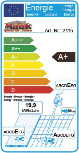 Label énergétique IHP Zyklonstaubsauger MZS 600 (Aspirateur eau et poussière)