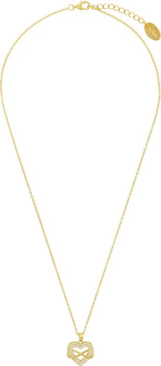 Produktbild S.Oliver Halsschmuck für Damen, 925 Sterling Silber, Zirkonia synth. | Infinity/Love (Silber 925)