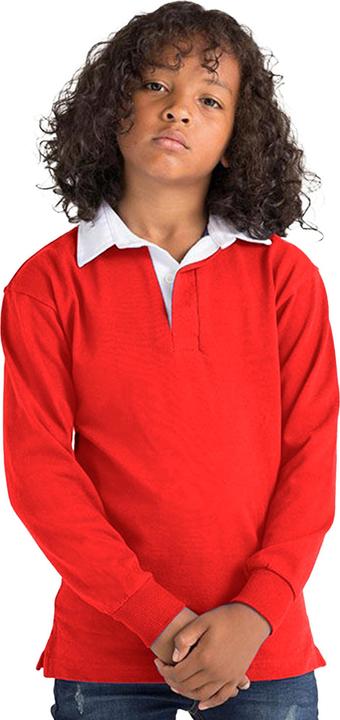 Immagine prodotto Front Row Polo rugby manica lunga (confezione da 2) (L)