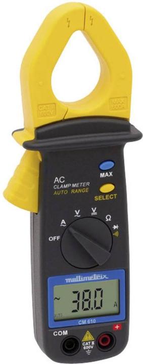 Image du produit Multimetrix Pince ampèremétrique CM 610 (CAT III 300V)