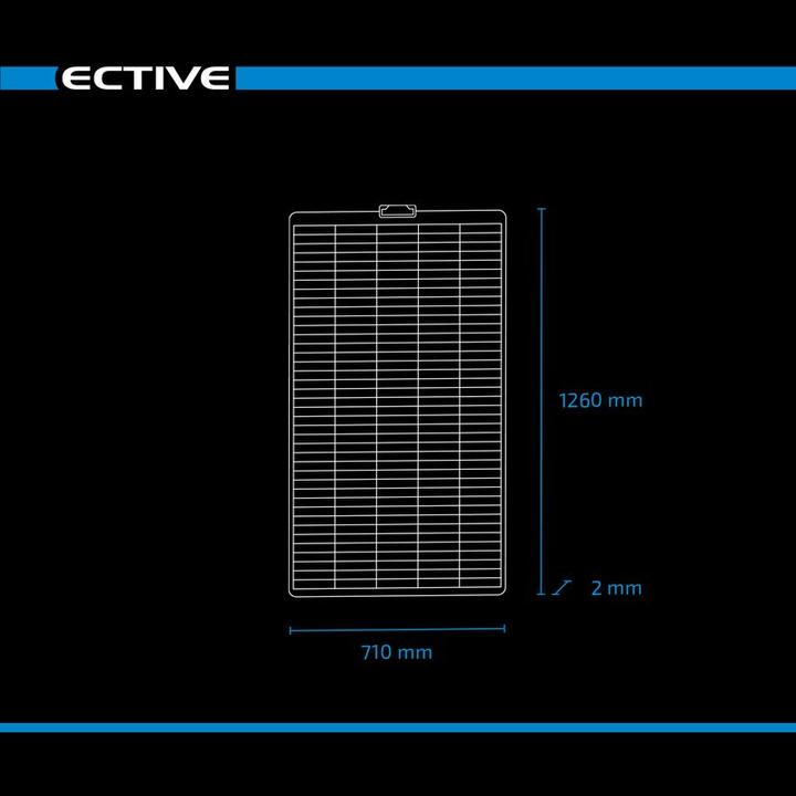 Image du produit Ective Schindel Panneau solaire flexible 12V 180W Panneau solaire flexible Panneau solaire PV (180 W, 4.50 kg)