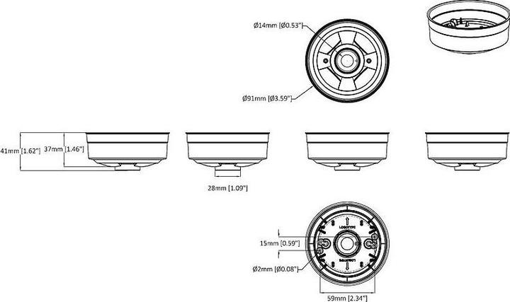 Produktbild Axis T94T02D Hängemontageset (Montage-Kit)