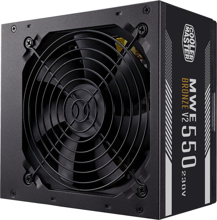 Produktbild Cooler Master MWE 550 Bronze 230V V2 - 550 W - 200 - 240 V - 50/60 Hz - 5 A - Aktiv - 110 W (550 W)