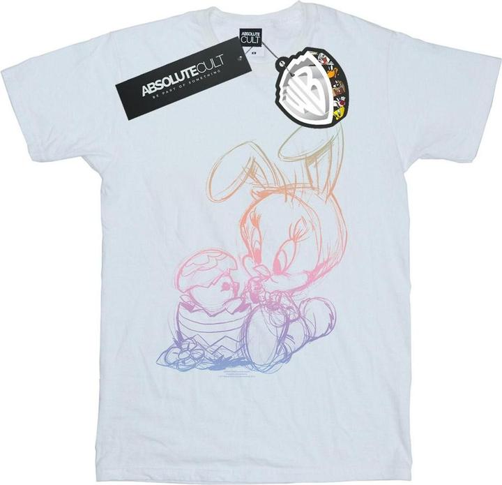 Image du produit Looney Tunes - T-shirt TWEETY PIE EASTER EGG SKETCH - Femme (XXL)