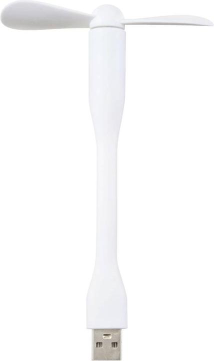 Actual product image Renkforce RF-USBF-101-WH USB fan Swivelling (W x H x D) 85 x 141 x 21 m