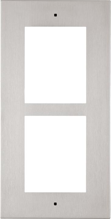 Actual product image 2N Frame for wall mounting - 2 modules - Silver -