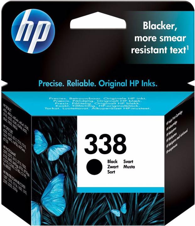 Actual product image HP 338 - 11 ml - black - original - ink cartridge (FC)