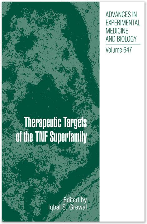 Produktbild Therapeutic Targets of the TNF Superfamily (Iqbal S. Grewal, 2010)