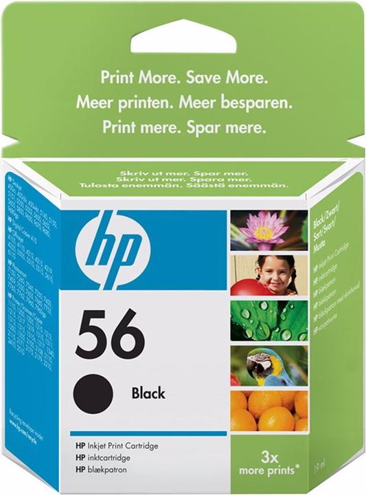 Actual product image HP 56 - 19 ml - black - original - blister pack (FC)