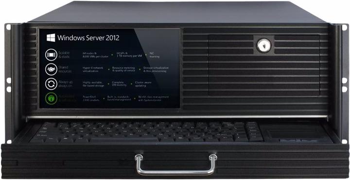 Actual product image Intertech Inter-Tech 4U 4452-TFT
