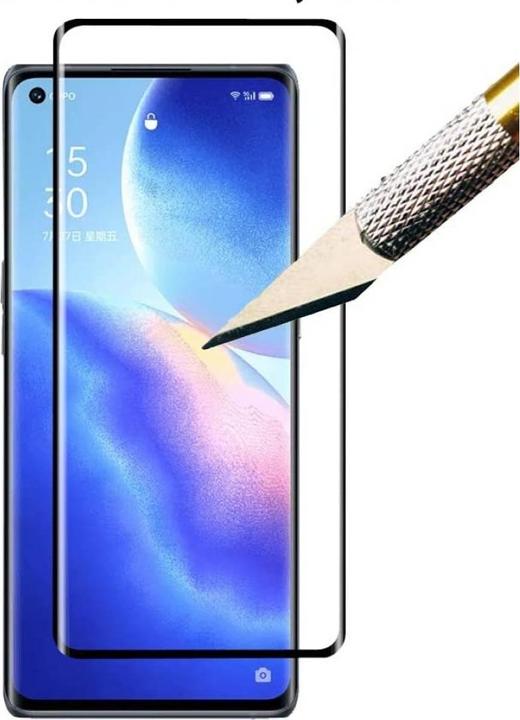 Produktbild Screenguard Oppo Find X3 Neo Full Screen Panzerglas Schutzfolie 2.5D 9H (1 Stück, Oppo Find X3 Neo)