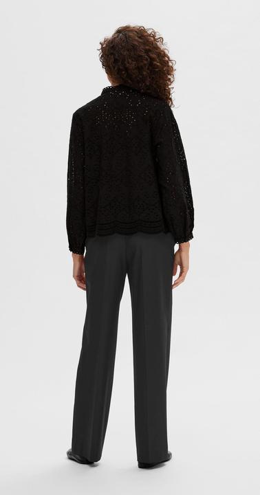 Actual product image Selected Femme Broderie Anglaise Shirt (42)