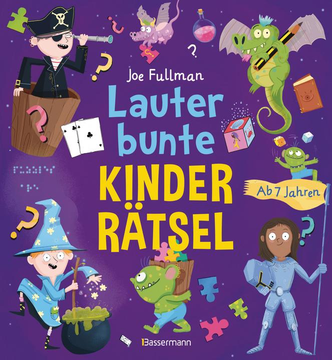 Immagine prodotto Lauter bunte Kinderrätsel ab 7 Jahren (Tedesco, Joe Fullman, 2022)