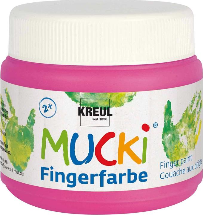Productafbeelding Mucki Vingerverf (Neon roze, 150 ml)