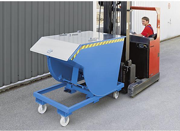 Image du produit eurokraft pro Benne basculante, modèle étroit (1000 l)