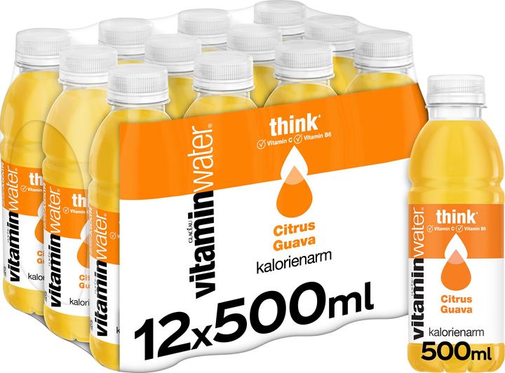 Immagine prodotto Glacéau vitaminwater Think (Agrumato, Guaiava, 12 x)