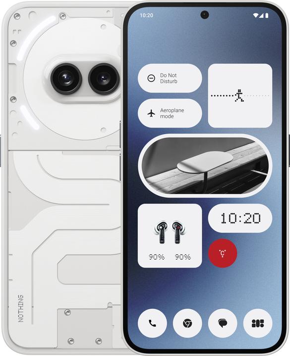 Nothing Phone (2a) (128 GB, Weiss, 6.70", Dual SIM, 50 Mpx, 5G)