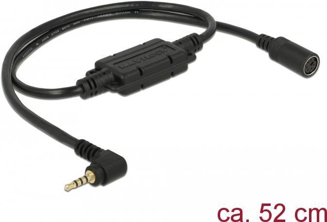 Navilock 62881 2.5 mm 4 pin MD6 Schwarz Kabelschnittstellen-/adapter (0.52 m)