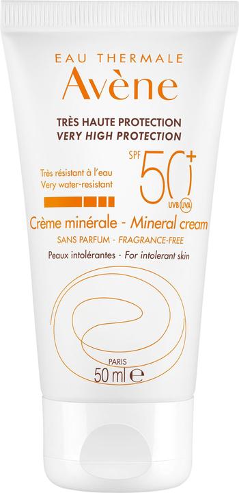 Actual product image Avène Mineral sun cream (Sun cream face, SPF 50+, 50 ml, 84 g)