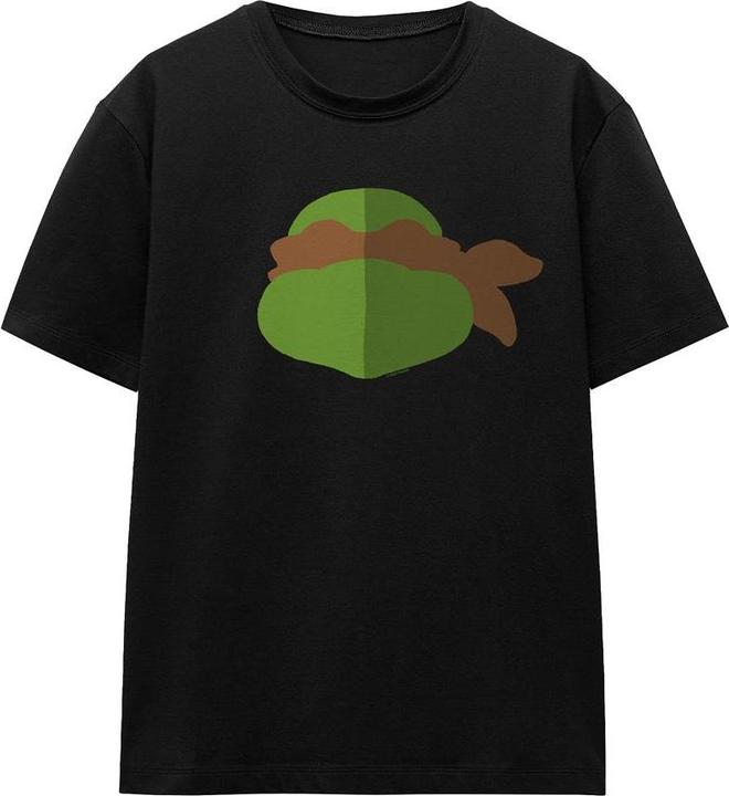 Actual product image Teenage Mutant NT Unisex Adult Michelangelo Face T-Shirt (M)